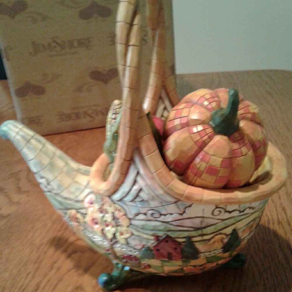 Jim Shore 2007 Basket of Plenty